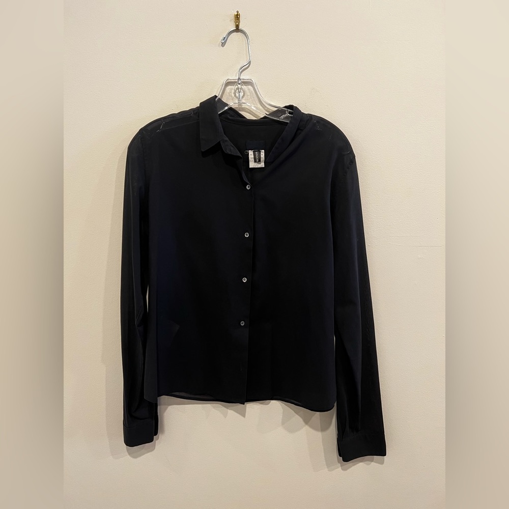 Burberry button down - black
